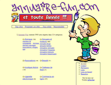 Tablet Screenshot of annuaire-fun.com